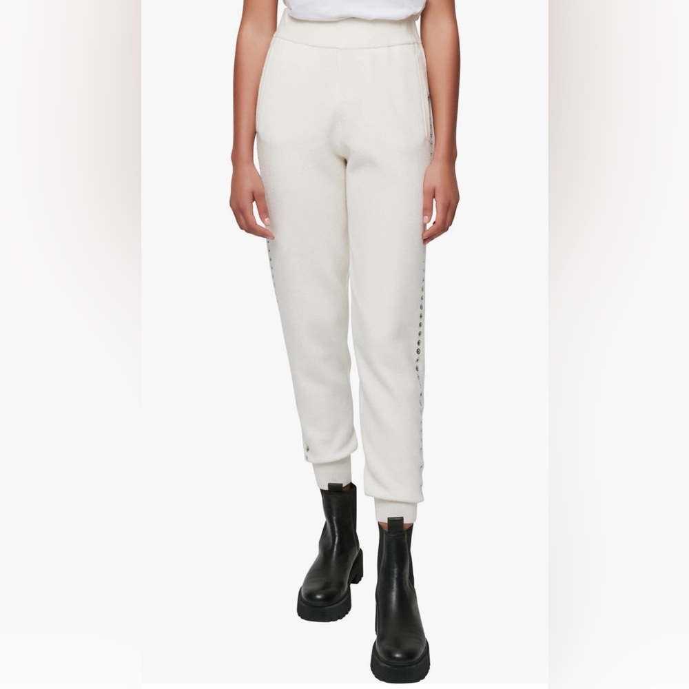 Maje portalo eyelet jogger pants